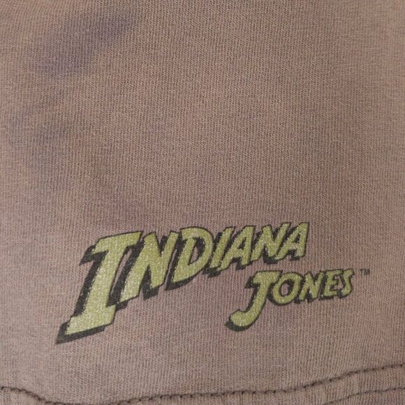 Vintage Indiana Jones T Shirt Mens Size XL Brown 90s Disney Action Film Movie - Picture 3 of 8